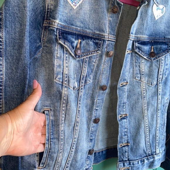 Lucky Brand ladies size medium denim jacket - Picture 6 of 11